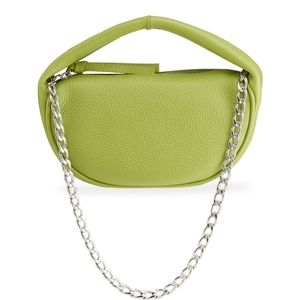 Baby Cush Lime Green Flat Grain Leather